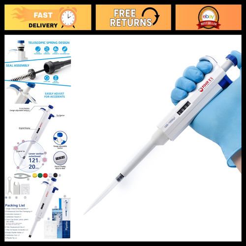 Adjustable volume micropipette - volume,